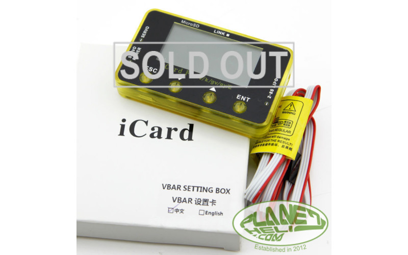 3 Axis Gyro System Program Card For 5.3.4pro VBAR KBAR K-BAR K8 GV8000